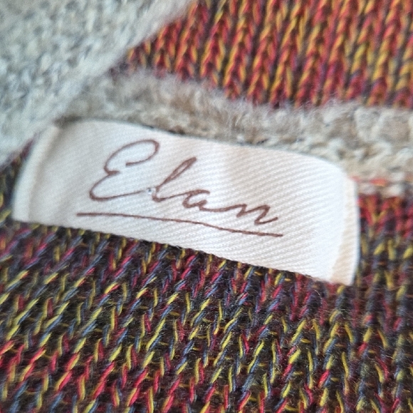 Elan Multicolor Poncho - Picture 10 of 12